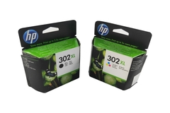 کارتریج جوهر اصلی برای HP 302XL Officejet 3831 3830 5230 5220 DeskJet 3630 2130 3636