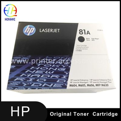HP Laserjet Enterprise M604 کارتریج تونر HP LaserJet Enterprise M605 M606 MFP M630 سری CF281A 81A