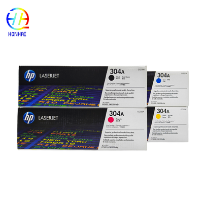 کارتریج های تونر اصلی 304A CC530A CC531A CC532A CC533A - مجموعه ای از 4 تا برای HP رنگ لیزر جت cp2025, CM2320fxi MFP, CM2320n MFP, CM2320nf MFP, CP2025dn, CP2025n, CP2025x قطعات چاپگر