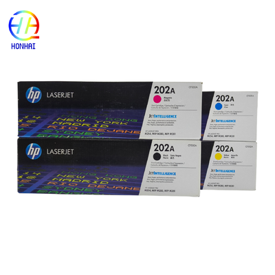 کارتریج تونر اصلی 202A برای HP Color LaserJet Pro M254dw MFP M281cdw، M281fdw CF500A CF501A CF502A CF503A قطعات چاپگر