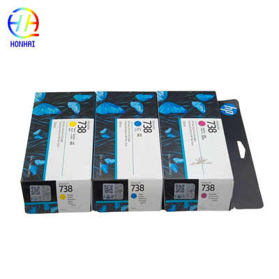 کارتریج جوهر اصلی جدید HP 738 DesignJet 498N7A 498N6A 498N5A 498P2A T850 T950
